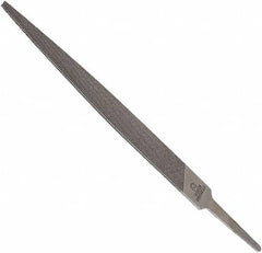 Anglo American - 6" Long, Smooth Cut, Warding American-Pattern File - Double Cut, 0.08" Overall Thickness, Tang - A1 Tooling