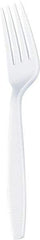 Dixie - Dixie Plastic Tableware, Heavyweight Forks - White - A1 Tooling