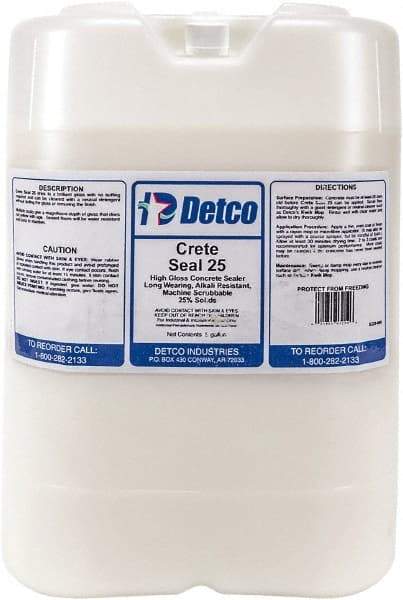 Detco - 5 Gal Container Glossy Clear Sealer - 400 Sq Ft/Gal Coverage, <100 g/L g/L VOC Content - A1 Tooling