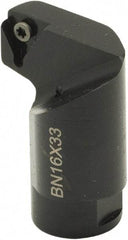 Parlec - TCMT 11 Insert Style, Replaceable Boring Bar Head - 0.6299" Shank Diam, Through Coolant - A1 Tooling