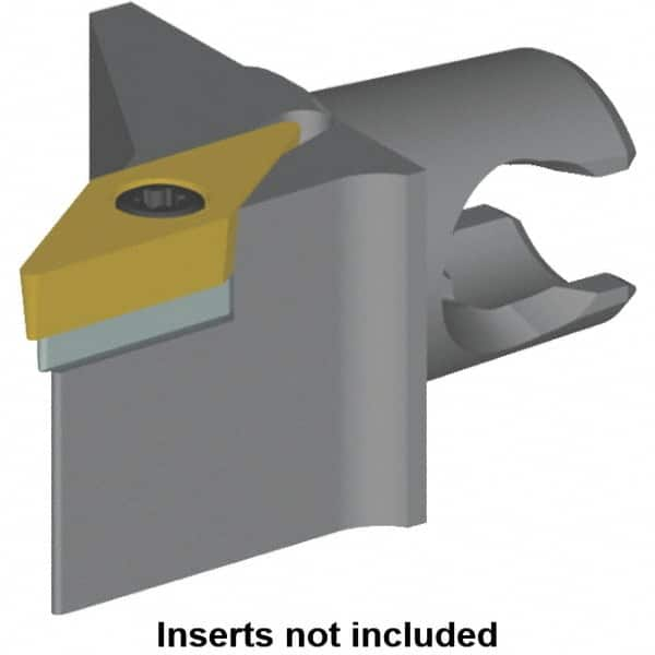 Kennametal - Right Hand Cut, Size KM20, VB.. Insert Compatiblity, Modular Turning & Profiling Cutting Unit Head - 12.5mm Ctr to Cutting Edge, 25mm Head Length, Series KM Mini - A1 Tooling