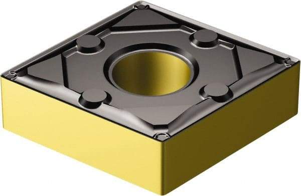 Sandvik Coromant - CNMG322 WF Grade 4315 Carbide Turning Insert - TiCN/Al2O3/TiN Finish, 80° Diamond, 3/8" Inscr Circle, 1/8" Thick, 1/32" Corner Radius - A1 Tooling