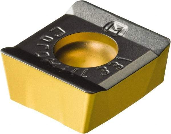 Sandvik Coromant - N331.1A043505 KM Grade 3220 Carbide Milling Insert - TiCN/Al2O3/TiN Finish, 3.5mm Thick - A1 Tooling