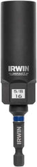 Irwin - 3/8" Drive Reverse Spiral Flute Hex Bolt Remover - 1/4" Hex, 2-1/2" OAL - A1 Tooling