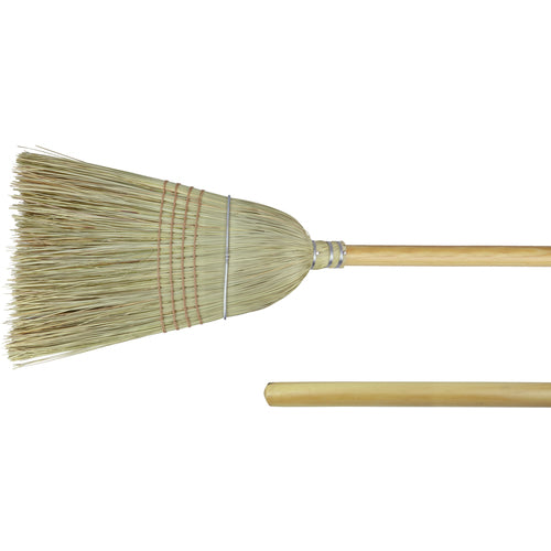 18″ - Corn & Fiber Medium Upright Broom - A1 Tooling