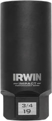 Irwin - 3/8" Drive Reverse Spiral Flute Hex Bolt Remover - 1/4" Hex, 2-1/2" OAL - A1 Tooling