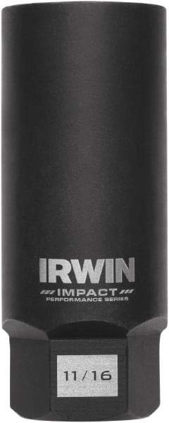 Irwin - 3/8" Drive Reverse Spiral Flute Hex Bolt Remover - 1/4" Hex, 2-1/2" OAL - A1 Tooling