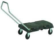 Triple® Trolley, Standard Duty with Handle - 5" dia x 7/8" casters -- Sturdy foam deck - A1 Tooling