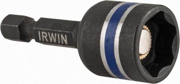 Irwin - 1/2" Magnetic Nutsetter - 1/4" Hex Drive, 1-7/8" OAL - A1 Tooling