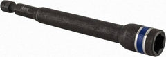 Irwin - 5/16" Magnetic Nutsetter - 1/4" Hex Drive, 4" OAL, 1/2" Socket Nose Diam - A1 Tooling