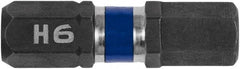 Irwin - 6mm Hex Bit - 1/4" Hex Drive, 1" OAL - A1 Tooling