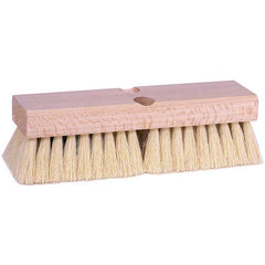 10″ Deck Scrub Brush, White Tampico Fill - A1 Tooling