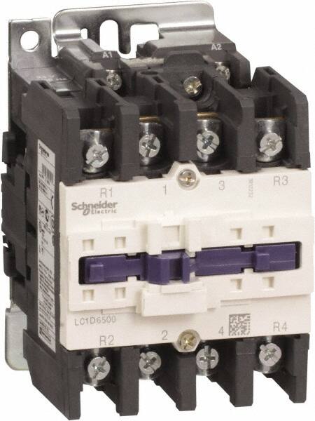 Schneider Electric - 4 Pole, 110 Coil VAC at 50/60 Hz, 80 Amp at 440 VAC, Nonreversible IEC Contactor - Bureau Veritas, CCC, CSA, CSA C22.2 No. 14, DNV, EN/IEC 60947-4-1, EN/IEC 60947-5-1, GL, GOST, LROS, RINA, RoHS Compliant, UL 508, UL Listed - A1 Tooling