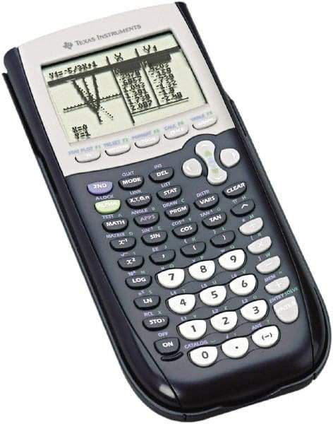 Texas Instruments - LCD Scientific Calculator - 3-3/8 x 7-1/2 Display Size, Black, Battery Powered, 10-1/2" Long x 7-1/2" Wide - A1 Tooling