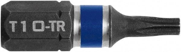 Irwin - 1/4" Drive T10 Torx Screwdriver Bit - 1" OAL, Insert Bit - A1 Tooling