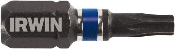 Irwin - 1/4" Drive T9 Torx Screwdriver Bit - 1" OAL, Insert Bit - A1 Tooling