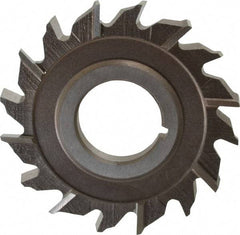 Keo - 2-1/2" Diam x 1/4" Width of Cut, 16 Teeth, High Speed Steel Side Milling Cutter - Staggered Teeth, Uncoated - A1 Tooling