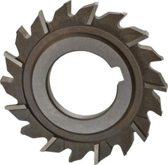 Keo - 3" Diam x 1/4" Width of Cut, 18 Teeth, High Speed Steel Side Milling Cutter - Staggered Teeth, Uncoated - A1 Tooling