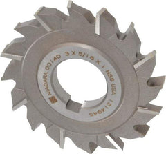 Keo - 3" Diam x 5/16" Width of Cut, 16 Teeth, High Speed Steel Side Milling Cutter - Staggered Teeth, Uncoated - A1 Tooling