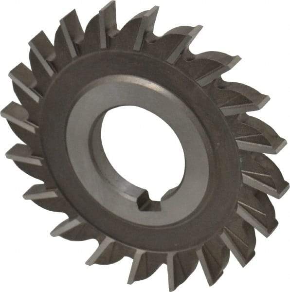 Keo - 3" Diam x 1/4" Width of Cut, 20 Teeth, High Speed Steel Side Milling Cutter - Straight Teeth, Uncoated - A1 Tooling