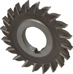 Keo - 3" Diam x 1/4" Width of Cut, 20 Teeth, High Speed Steel Side Milling Cutter - Straight Teeth, Uncoated - A1 Tooling