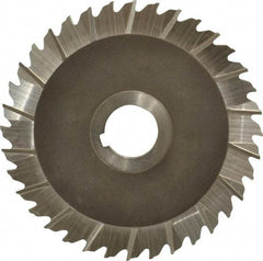 Keo - 5" Blade Diam x 1/8" Blade Thickness, 1" Hole, 36 Teeth, High Speed Steel Side Chip Saw - Staggered Tooth, Arbor Connection, Right Hand Cut, Uncoated - A1 Tooling