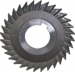 Keo - 3" Blade Diam x 1/8" Blade Thickness, 1" Hole, 32 Teeth, High Speed Steel Side Chip Saw - Straight Tooth, Arbor Connection, Right Hand Cut, Uncoated, with Keyway - A1 Tooling