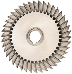 Keo - 6" Blade Diam x 3/32" Blade Thickness, 1" Hole, 42 Teeth, High Speed Steel Side Chip Saw - Straight Tooth, Arbor Connection, Right Hand Cut, Uncoated, with Keyway - A1 Tooling