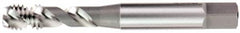 OSG - 7/16-14 UNC 3 Flute 3B Modified Bottoming Spiral Flute Tap - Vanadium High Speed Steel, Nitride Finish, 3-5/32" OAL, Right Hand Flute, Right Hand Thread, H3, Series 13019 - A1 Tooling