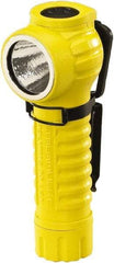 Streamlight - White LED Bulb, 170 Lumens, Right Angle Flashlight - Yellow Plastic Body, 2 CR123A Lithium Batteries Included - A1 Tooling