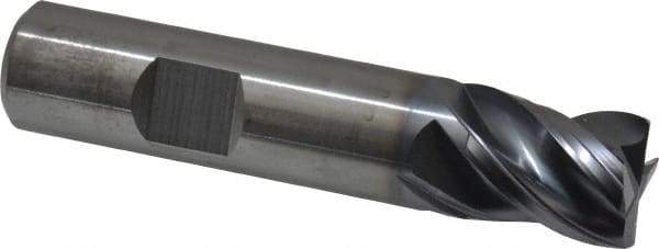 Kennametal - 5/8", 4 Flute, Solid Carbide, Corner Chamfer End Mill - 3" OAL, 3/4" LOC - A1 Tooling