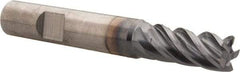 Kennametal - 9mm, 5 Flute, Solid Carbide, 0.5mm Corner Radius End Mill - 72mm OAL, 19mm LOC - A1 Tooling