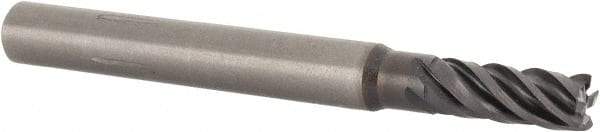 Kennametal - 5mm, 5 Flute, Solid Carbide, 0.25mm Corner Radius End Mill - 57mm OAL, 13mm LOC - A1 Tooling