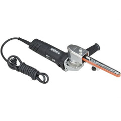 Dynabrade - 1/4 to 3/4 x 18 to 24 Inch, 11,000 RPM Electric Belt Sander - 120 Volts, 6 Amps, 2,356 FPM Speed - A1 Tooling