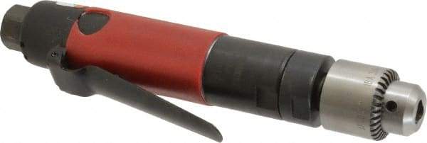 Ingersoll-Rand - 1/4" Keyed Chuck - Inline Handle, 3,300 RPM, 15 CFM, 0.25 hp, 90 psi - A1 Tooling