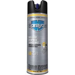 Sprayon - 10 oz Aerosol Dry Film Lubricant - Black, -40°F to 850°F - A1 Tooling