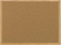 MasterVision - 24" Wide x 36" High Open Cork Bulletin Board - Natural (Color) - A1 Tooling