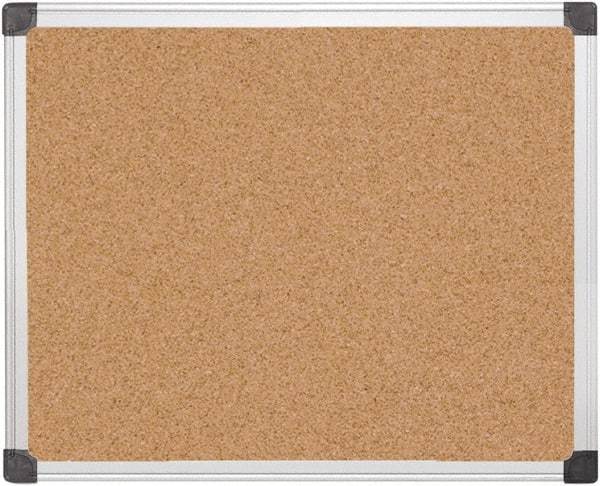 MasterVision - 24" Wide x 36" High Open Cork Bulletin Board - Natural (Color) - A1 Tooling