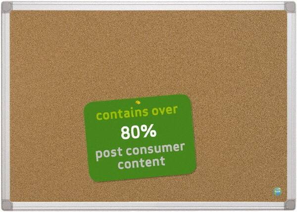 MasterVision - 36" Wide x 24" High Open Cork Bulletin Board - Natural (Color) - A1 Tooling