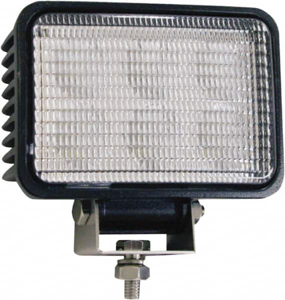 Buyers Products - 12 to 24 Volt, Clear Flood Beam Light - 1.5 Amps, 1,350 Lumens, 6 LED Lamp - A1 Tooling