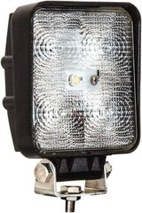 Buyers Products - 12 to 24 Volt, Clear Flood Beam Light - 1.2 Amps, 1,050 Lumens, 5 LED Lamp - A1 Tooling