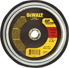 DeWALT - 6" Diam, 5/8" Hole Size, 2" Overall Thickness, 24 Grit, Type 11 Tool & Cutter Grinding Wheel - Coarse Grade, Zirconia Alumina, R Hardness, Resinoid Bond, 6,000 RPM - A1 Tooling