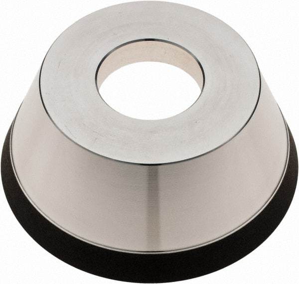 Tru-Maxx - 95mm Diam, 1-1/4" Hole Size, 1" Overall Thickness, 180 Grit, Type 11V9, Tool & Cutter Grinding Wheel - Very Fine Grade, Diamond - A1 Tooling