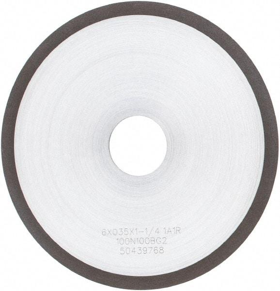 Tru-Maxx - 6" 100 Grit Diamond Cutoff Wheel - 0.035" Thick, 1-1/4" Arbor, Use with Angle Grinders - A1 Tooling