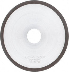 Tru-Maxx - 6" 100 Grit Diamond Cutoff Wheel - 0.035" Thick, 1-1/4" Arbor, Use with Angle Grinders - A1 Tooling