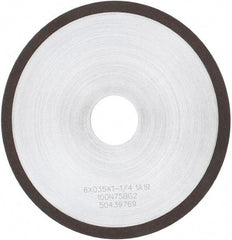 Tru-Maxx - 6" 100 Grit Diamond Cutoff Wheel - 0.035" Thick, 1-1/4" Arbor, Use with Angle Grinders - A1 Tooling