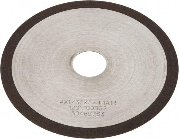 Tru-Maxx - 4" 120 Grit Diamond Cutoff Wheel - 1/32" Thick, 3/4" Arbor, Use with Angle Grinders - A1 Tooling