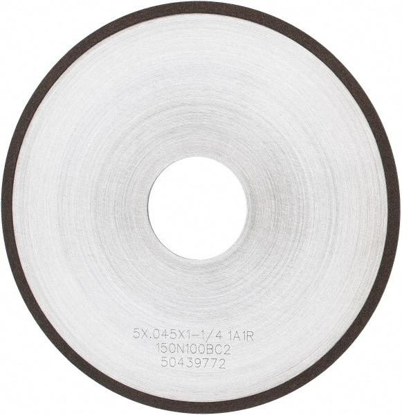 Tru-Maxx - 5" 150 Grit Diamond Cutoff Wheel - 0.045" Thick, 1-1/4" Arbor, Use with Angle Grinders - A1 Tooling