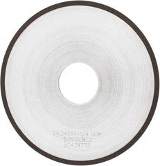 Tru-Maxx - 5" 150 Grit Diamond Cutoff Wheel - 0.045" Thick, 1-1/4" Arbor, Use with Angle Grinders - A1 Tooling