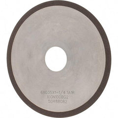 Tru-Maxx - 6" 100 Grit Diamond Cutoff Wheel - 0.035" Thick, 1-1/4" Arbor, Use with Angle Grinders - A1 Tooling